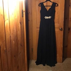 Formal black dress